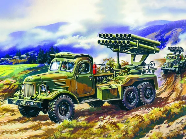 BM-14-16 - Multiple Launch Rocket System on ZiL-157 base