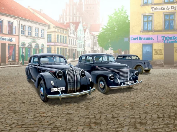 Wehrmacht Personnel Cars (Kadett K38 Saloon - Kapitan Saloon - Admiral Saloon) — image 1 of 3