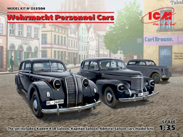 Wehrmacht Personnel Cars (Kadett K38 Saloon - Kapitan Saloon - Admiral Saloon) — image 2 of 3