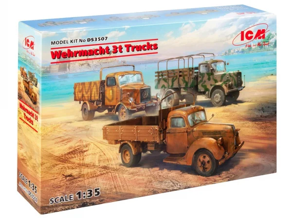 Wehrmacht 3t Trucks (V3000S - KHD S3000 - L3000S)