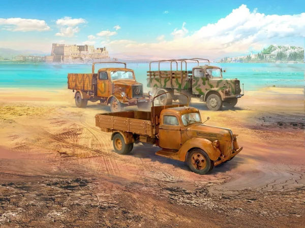 Wehrmacht 3t Trucks (V3000S - KHD S3000 - L3000S)