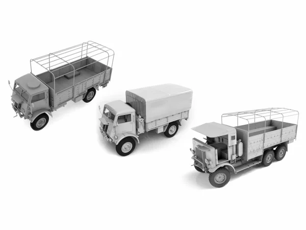 WWII British Trucks (Model W.O.T. 6 - Model W.O.T. 8 - Leyland Retriever General Service)