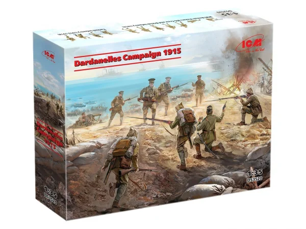 Dardanelles Campaign 1915 (WWI British Infantry - WWI British Vickers MG Crew - WWI Turkish Infantry)