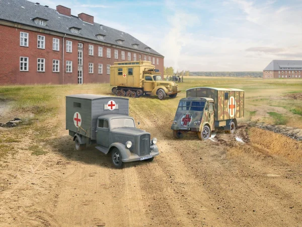 Sankas WWII Wehrmacht Ambulance Trucks