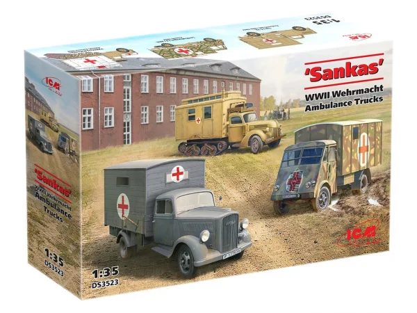 Sankas WWII Wehrmacht Ambulance Trucks