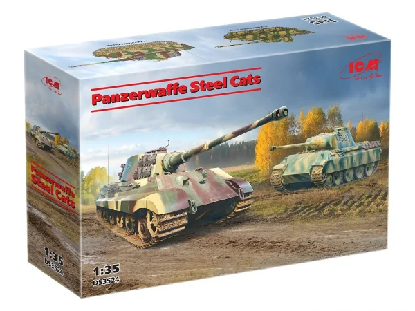 Panzerwaffe steel cats (Pz.Kpfw.V Panther Ausf.D - Pz.Kpfw.VI Ausf.B King Tiger)
