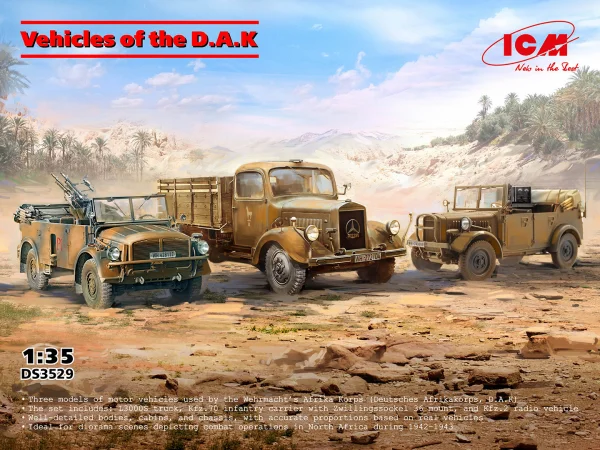 Vehicles of the DAK - German WWII Afrika Korps (Set of 3) — image 14 of 23