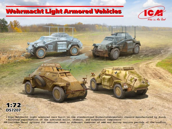 Wehrmacht Light Armoured Vehicles Set