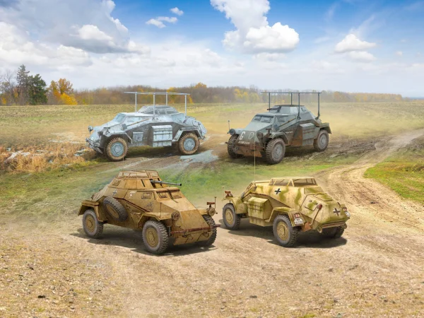 Wehrmacht Light Armoured Vehicles Set