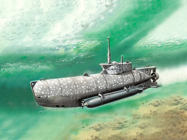 U-Boat Type XXVIIB Seehund(Early) - WWII German Midget Submarine