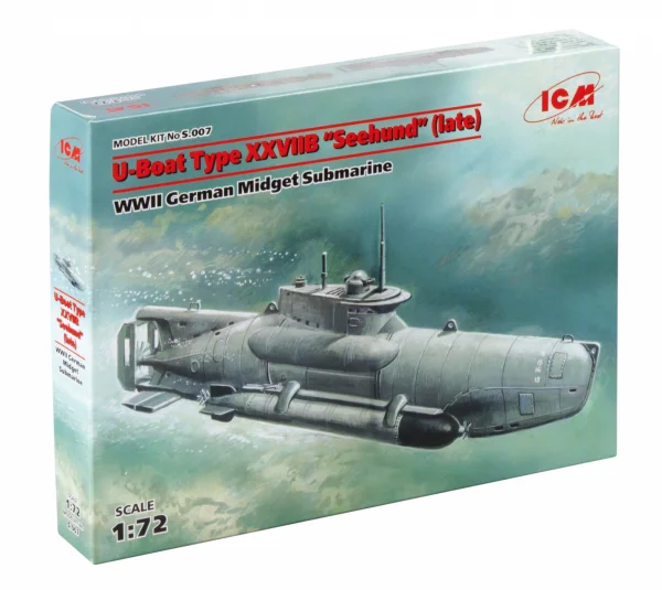 U-Boat Type XXVIIB Seehund (Late) - WWII German Midget Submarine