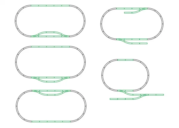 LGB Station Track Set