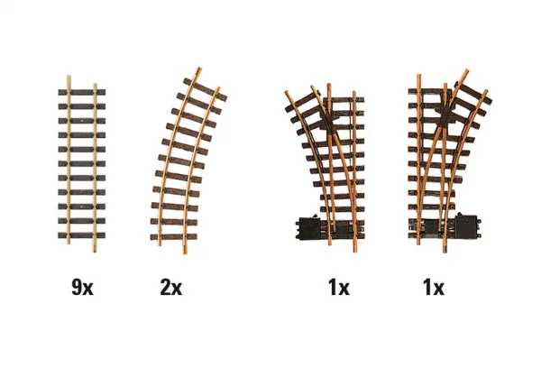 LGB Station Track Set