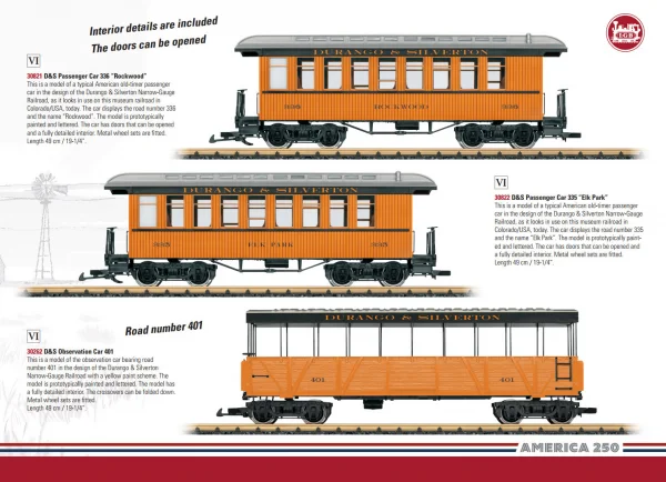 LGB Durango & Silverton Observation Car 401 — image 3 of 3