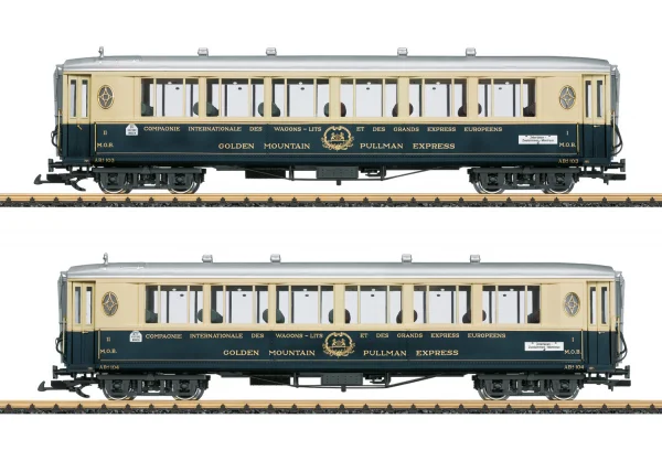LGB Golden Mountain Pullman Express Passenger Car Set 1
