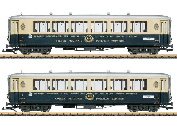 LGB Golden Mountain Pullman Express Passenger Car Set 2 &mdash; image 2 of 2