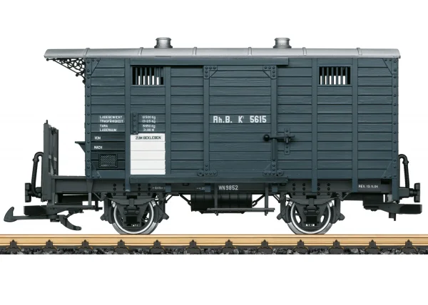 LGB Rhb Covered Freight Wagon Ep VI — image 1 of 2