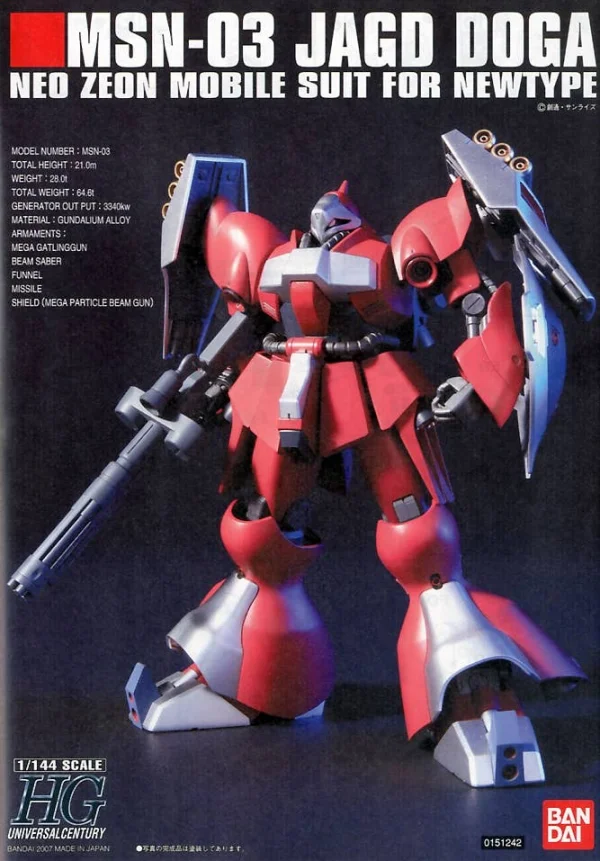 HGUC 1:144 MSN-03 Jagd Doga (Quess) — image 4 of 4
