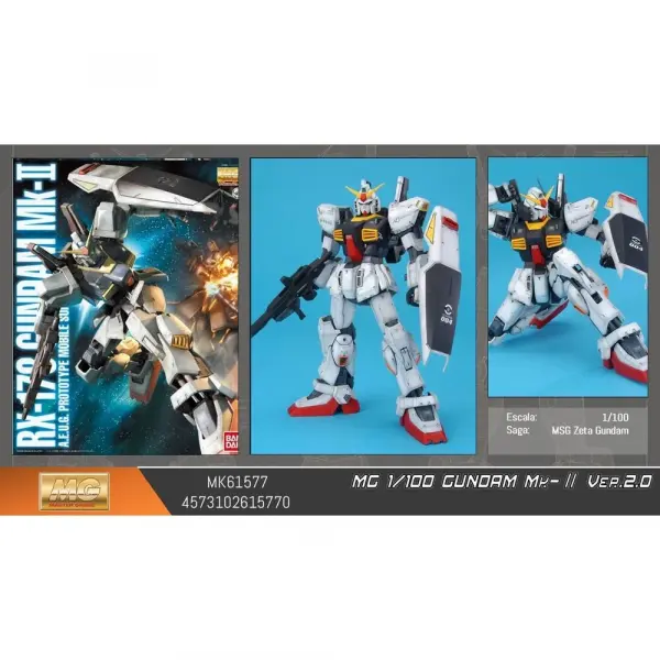 MG 1:100 Gundam Mk-II Version 2.0