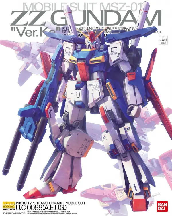 MG 1:100 ZZ Gundam Version Ka &mdash; image 4 of 4