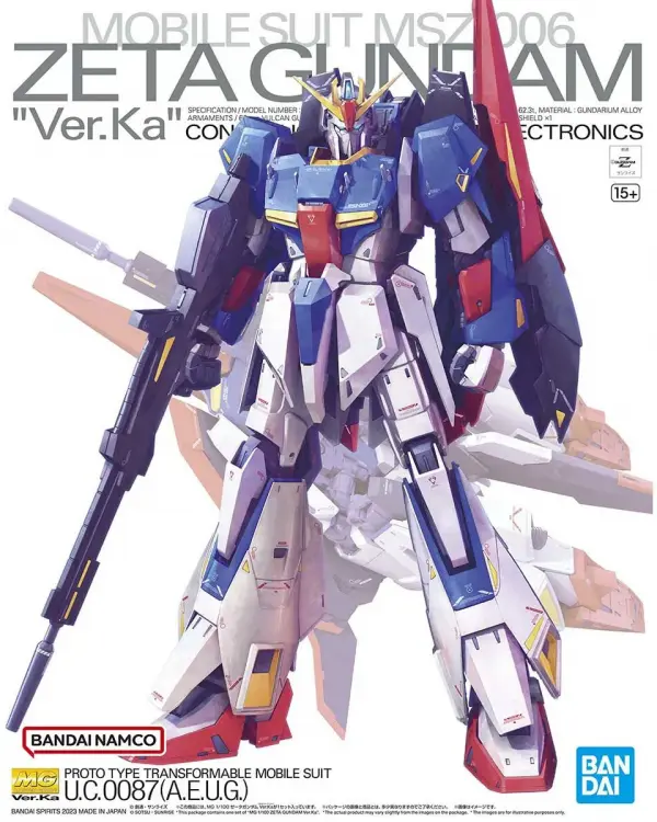 MG 1:100 Zeta Gundam Version Ka — image 1 of 14