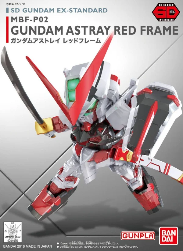SD Gundam Ex-Standard Gundam Astray Red Frame — image 1 of 4