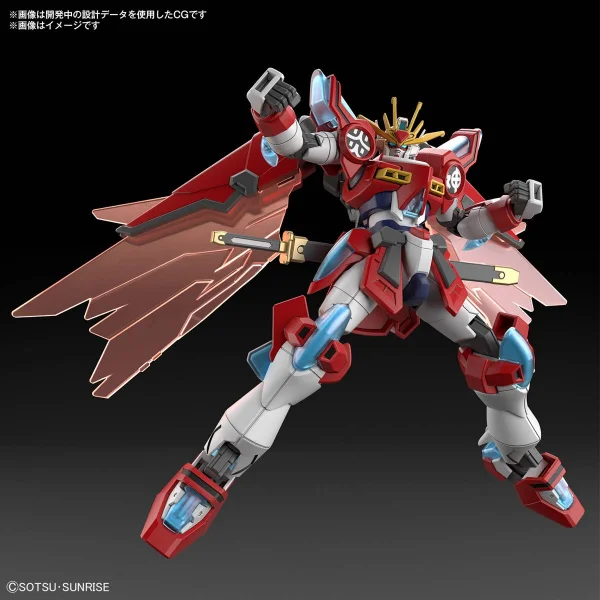 HG 1:144 Shin Burning Gundam (Gundam Build Metaverse) — image 6 of 12
