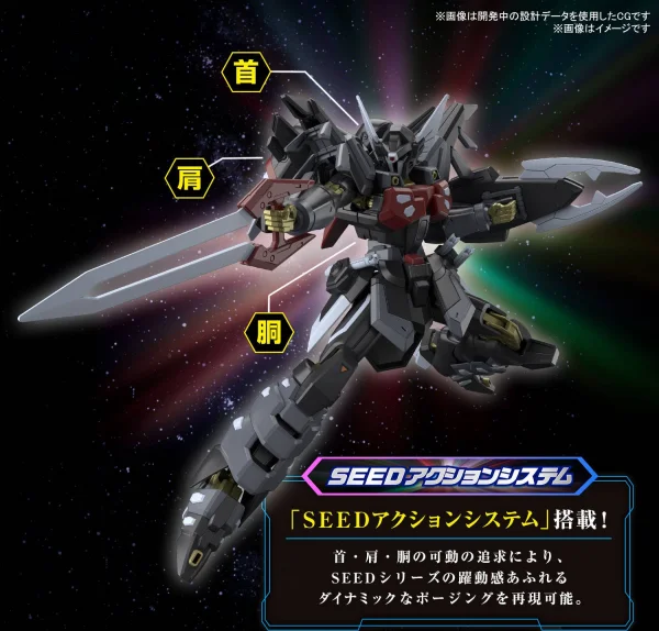 HG 1:144 Black Knight Squad Shi-ve.A — image 8 of 11