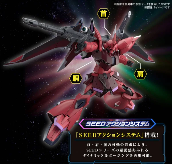 HG 1:144 Gelgoog Menace (Lunamaria Hawke Custom) — image 9 of 17