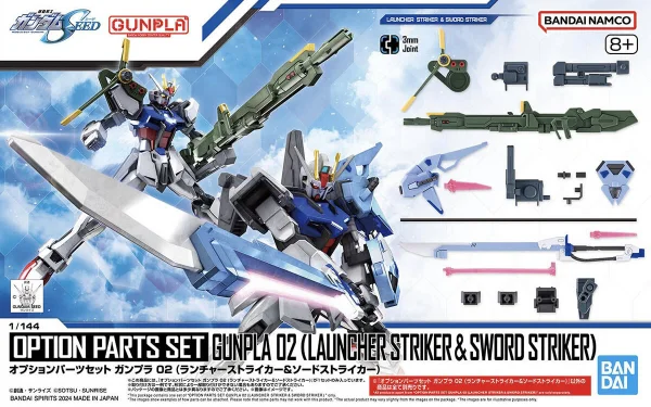 Option Parts Set Gunpla 02 (Launcher Striker & Sword Striker) — image 1 of 8