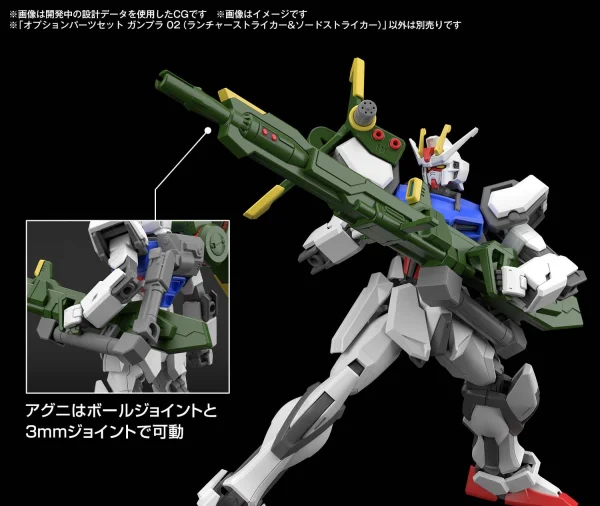 Option Parts Set Gunpla 02 (Launcher Striker & Sword Striker) — image 4 of 8