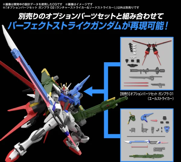 Option Parts Set Gunpla 02 (Launcher Striker & Sword Striker) — image 8 of 8