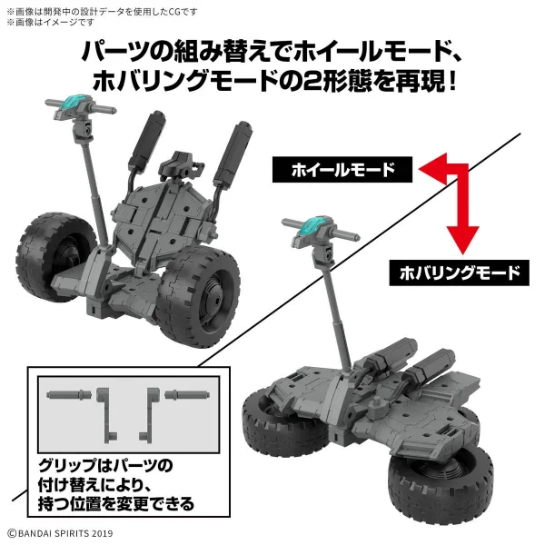 30MM 1:144 Extended Armament Vehicle (Wheel Mobile Version) — image 6 of 10