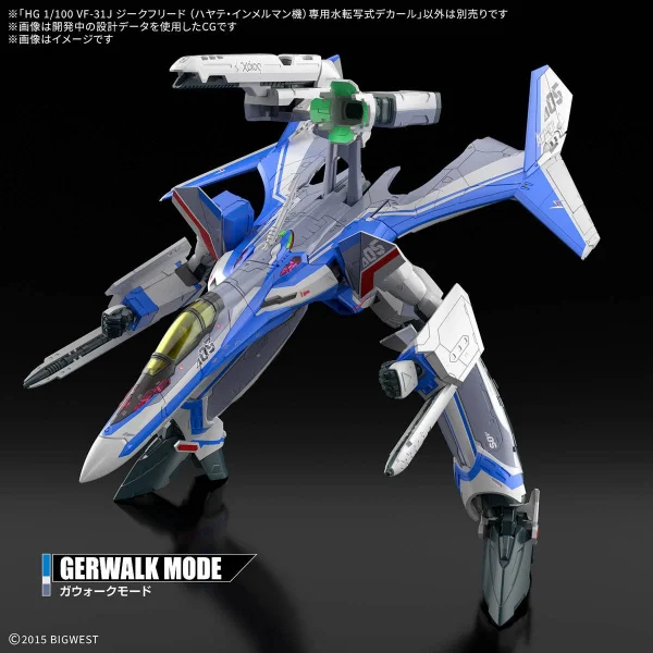 HG 1:100 VF-31J Siegfried (Hayate Immelmann Use) Water Decals — image 4 of 4