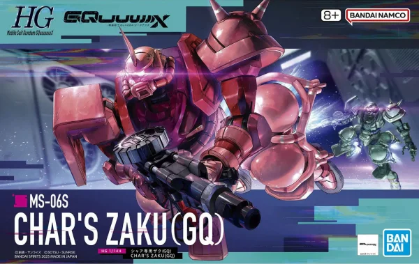 HG 1:144 Chars Zaku (GQ)