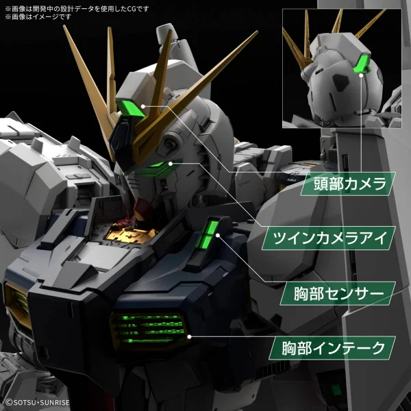 PG Unleashed 1/60 LED Unit for Νu Gundam &mdash; image 4 of 5