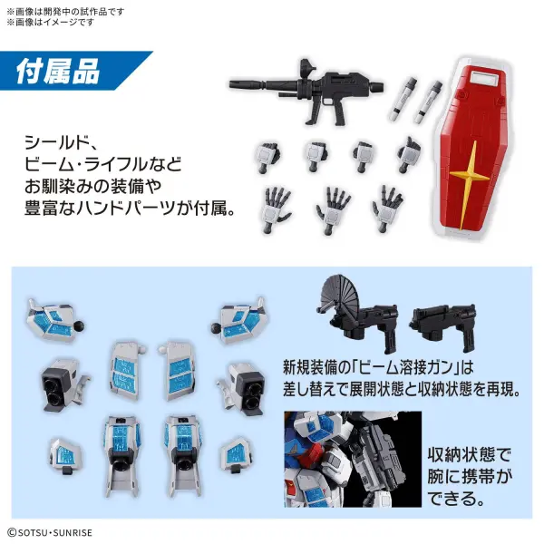 1:144 RX-78F00/E Gundam (EX-001 G.L.R.S.S. Feather Unit) — image 2 of 11