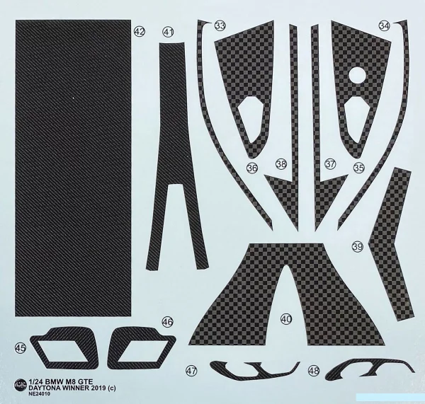 Etching Details Parts BMW M8 Gte 2019 Daytona Winne