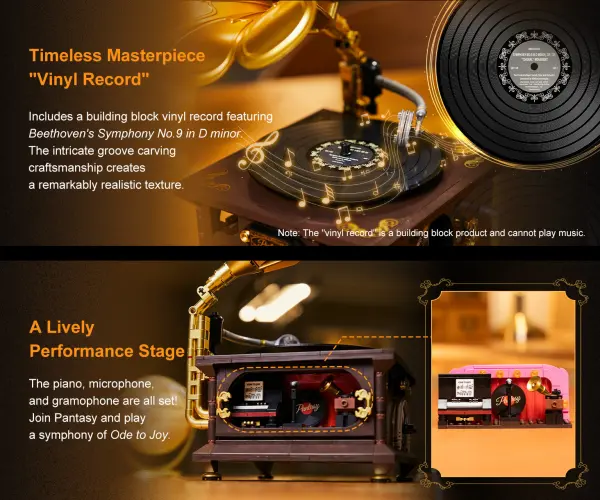 Retro Gramophone - 662 pcs &mdash; image 3 of 4