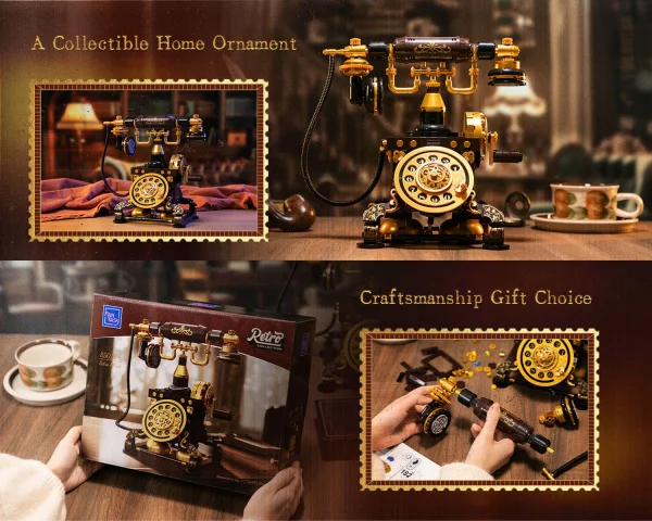 Retro Rotary Telephone - 766 pcs