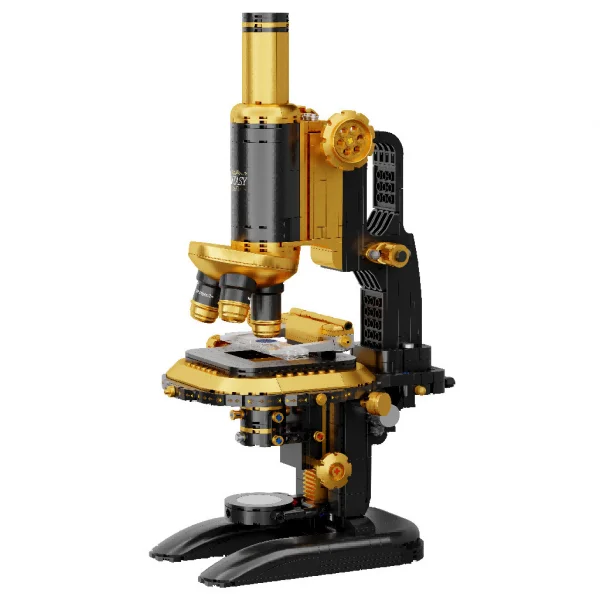 Retro Microscope with Accessories Set - 1107 pcs