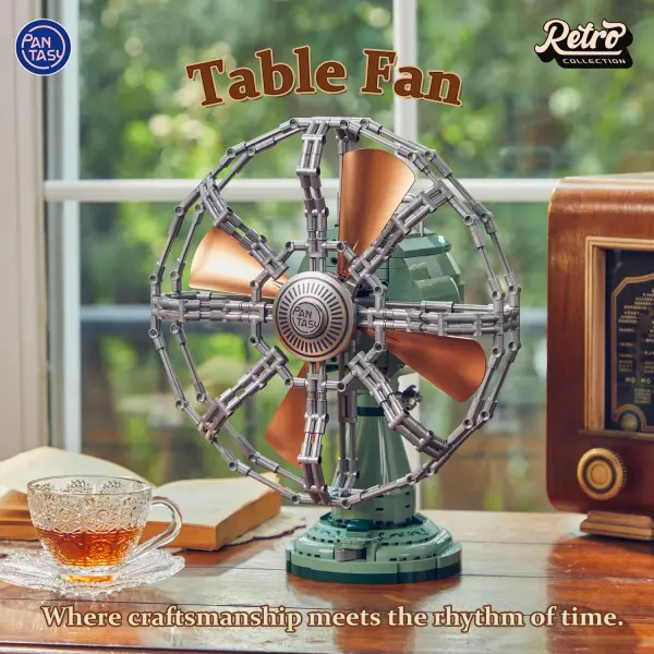 Retro Table Fan - 1028 pcs &mdash; image 2 of 7