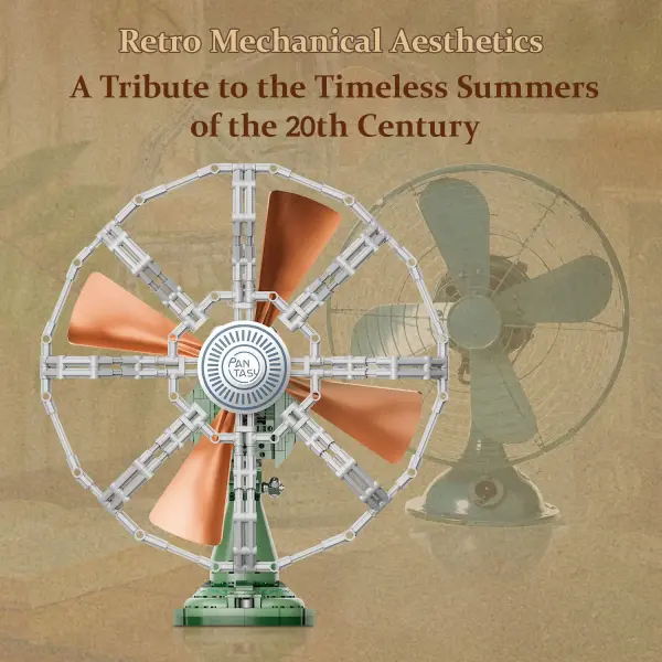 Retro Table Fan - 1028 pcs &mdash; image 3 of 7