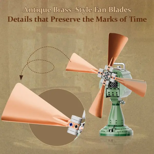 Retro Table Fan - 1028 pcs &mdash; image 5 of 7