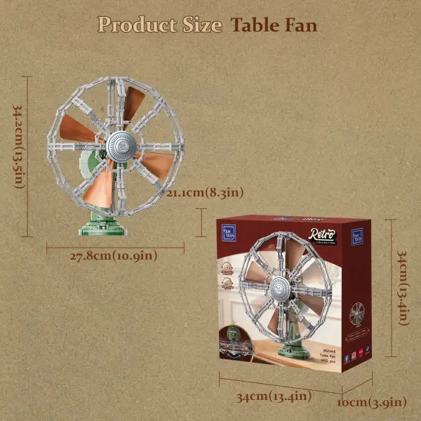 Retro Table Fan - 1028 pcs &mdash; image 7 of 7