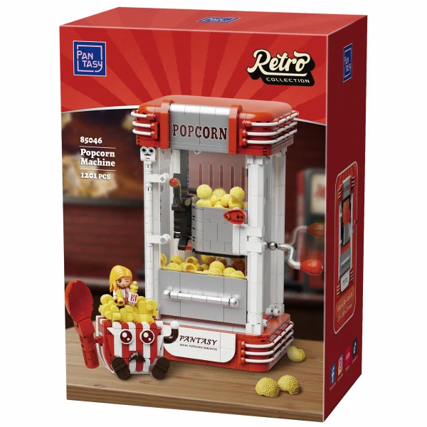 Retro Popcorn Maker Machine - 1201 pcs