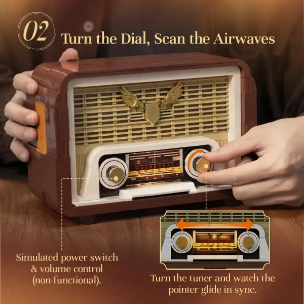 Retro Radio - 811 pcs &mdash; image 5 of 9
