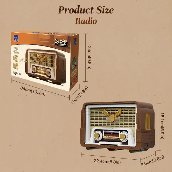 Retro Radio - 811 pcs &mdash; image 8 of 9