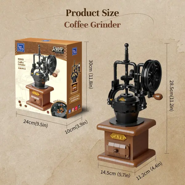 Retro Coffee Grinder - 446 pcs — image 8 of 9
