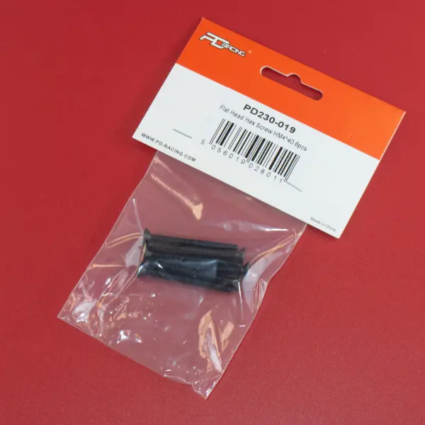 Flat Head Hex ScrewHM4*40 6PCS — image 3 of 3